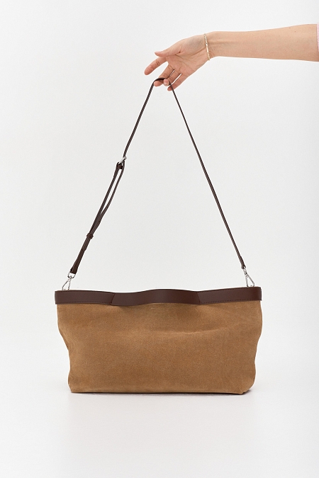 Сумка тоут из замши М