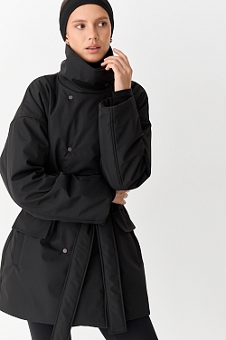 Парка на кнопках двубортная