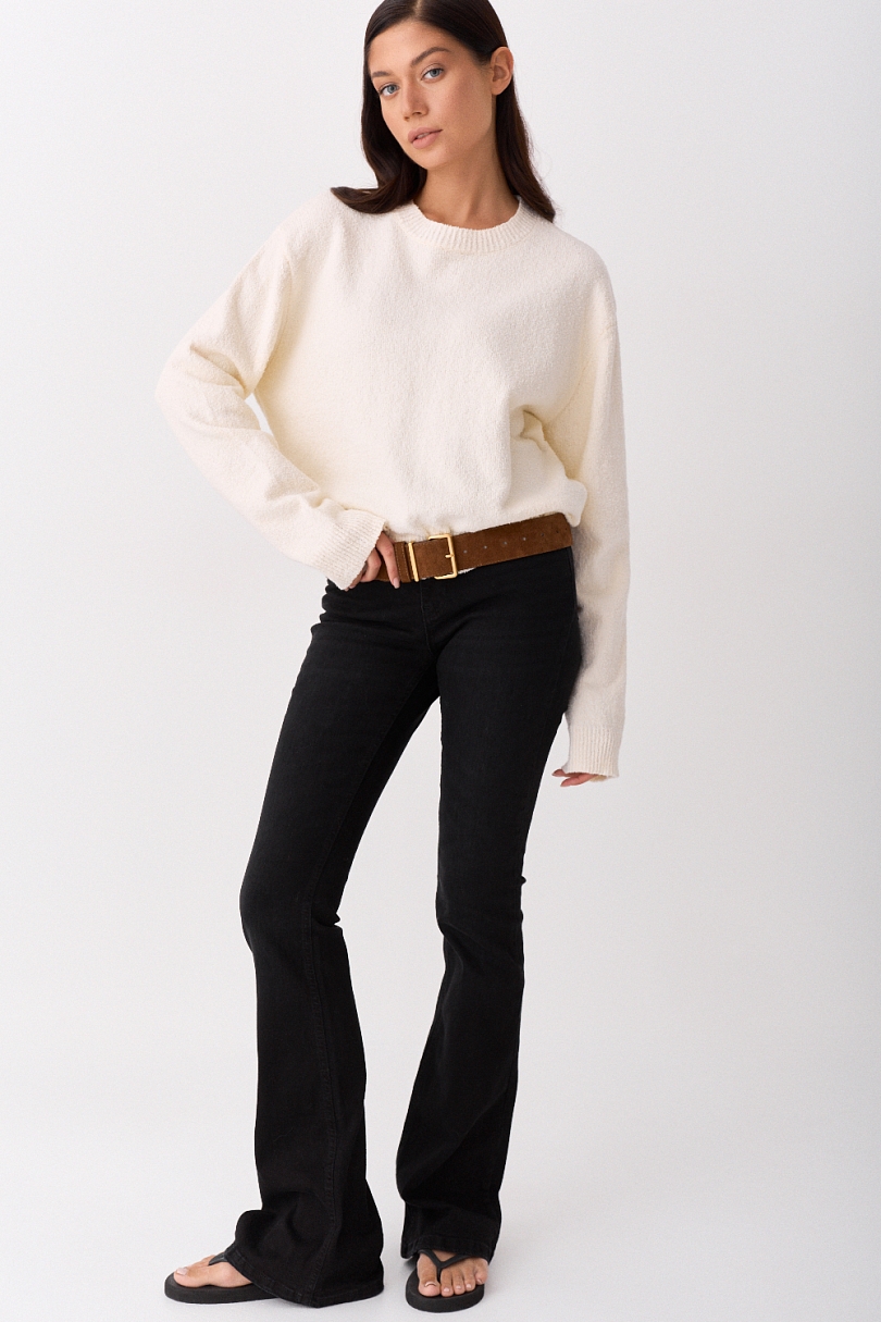 Свитер букле из хлопка