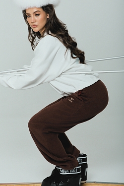 Свитшот Alpine с велюр эффектом