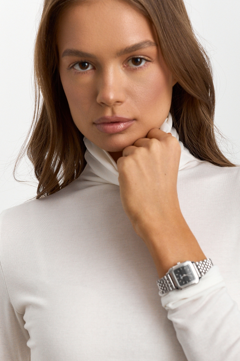 Водолазка из тенсела и шерсти