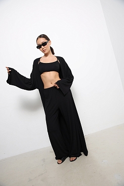 Костюм с кардиганом из вискозы тройка