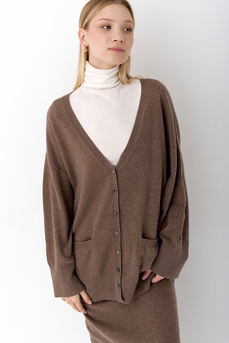 Кардиган из шерсти и кашемира