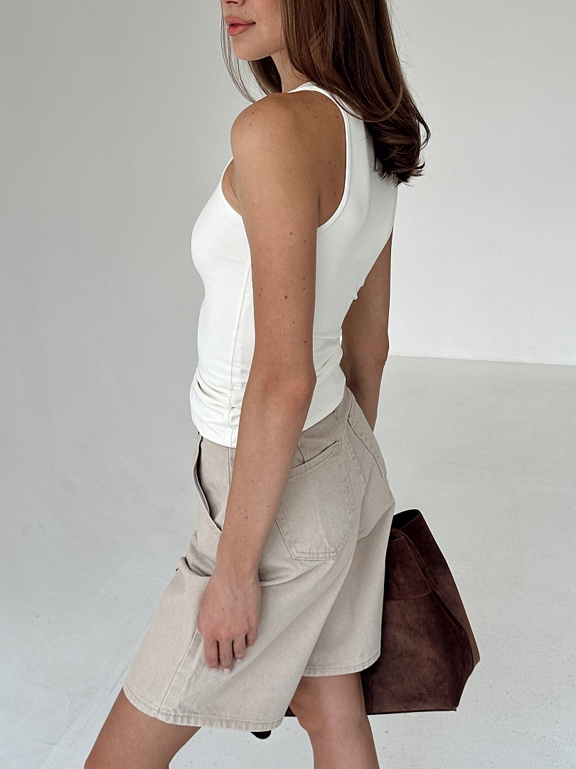 Бермуды из денима