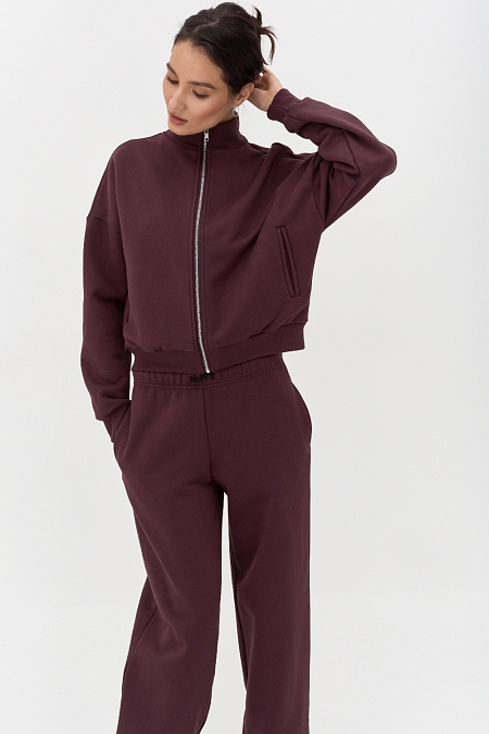 Толстовка на молнии утепленная