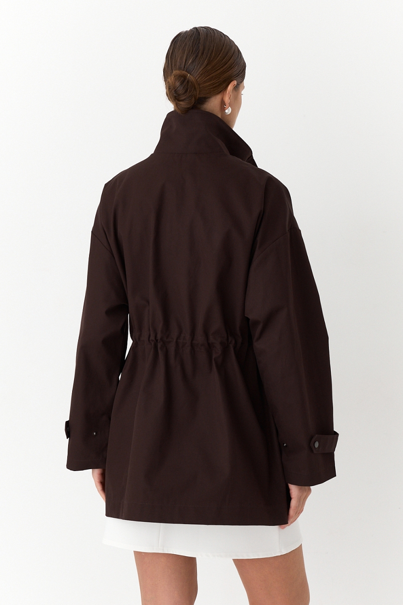 Ветровка из хлопка с пропиткой со съемным утеплителем