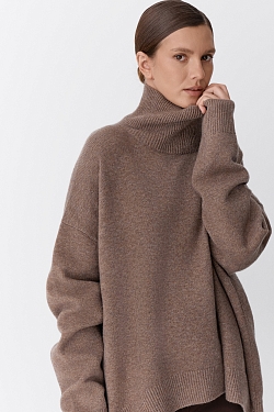 Свитер с шерстью оверсайз
