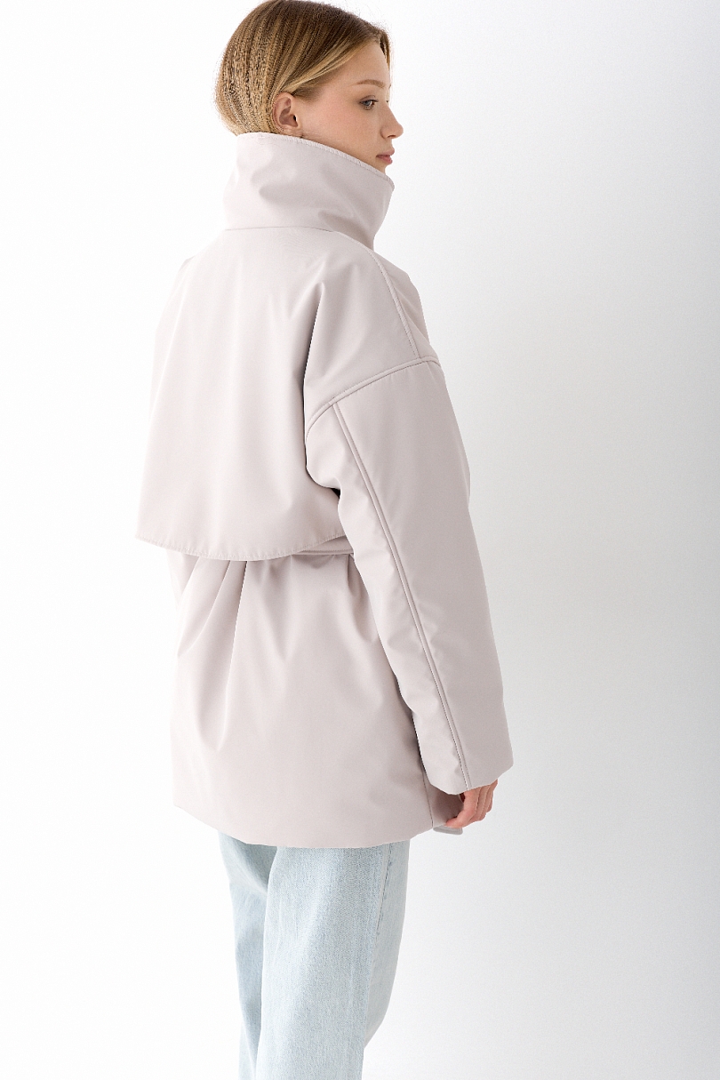 Парка на кнопках двубортная