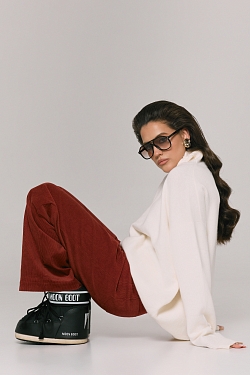 Свитер с шерстью оверсайз