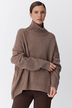 Свитер с шерстью оверсайз