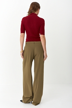 Брюки палаццо в расслабленном стиле 