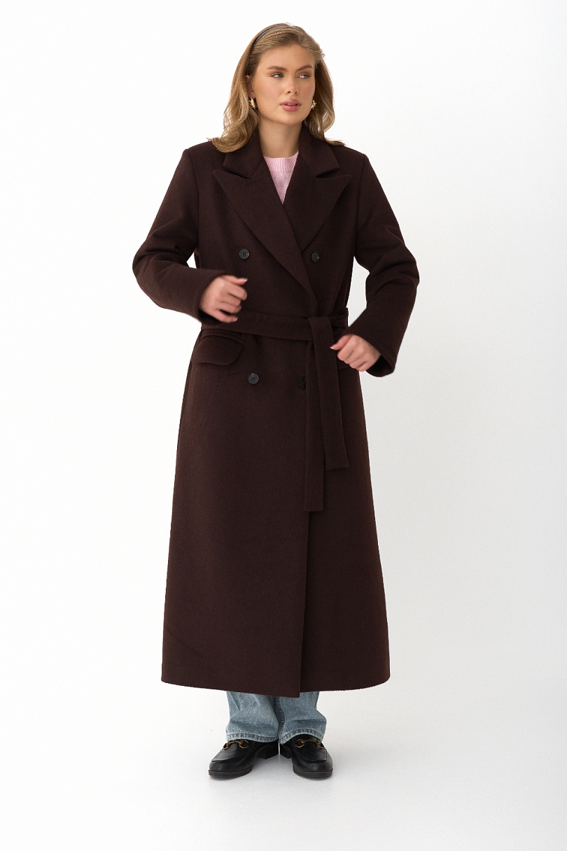 Пальто из шерсти оверсайз