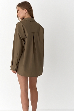 Рубашка оверсайз из хлопка