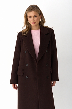Пальто из шерсти оверсайз