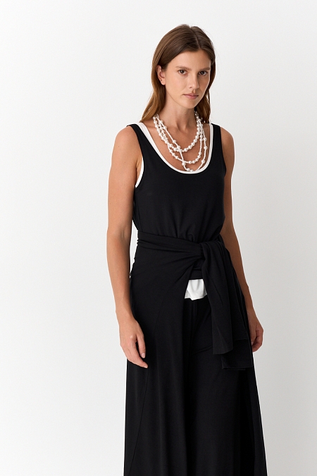 Майка расслабленная из вискозы