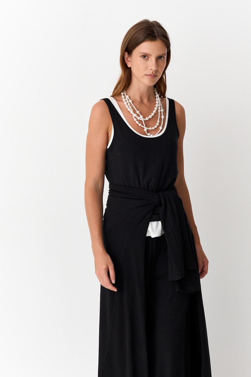 Майка расслабленная из вискозы