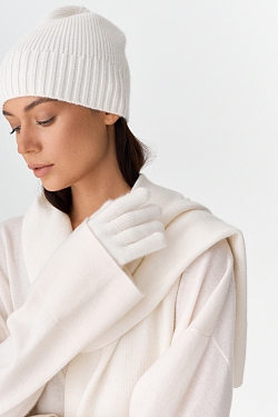 Шарф базовый с шерстью