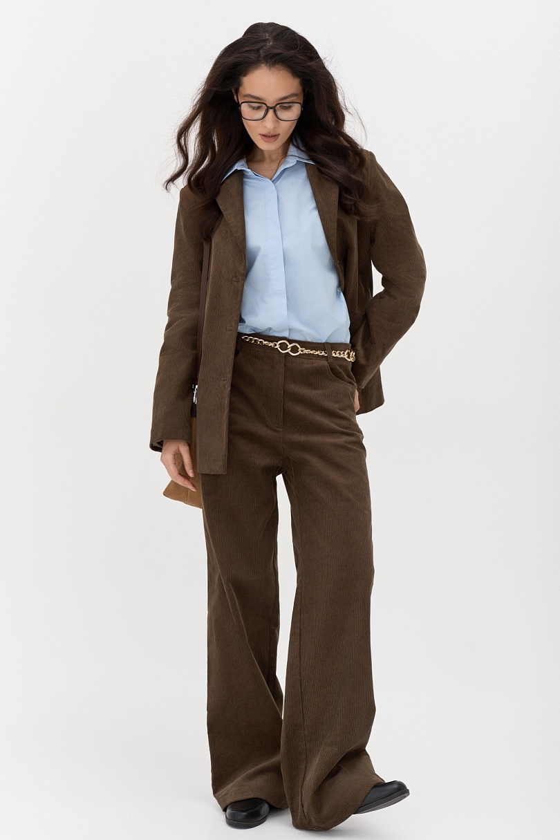 Брюки из вельвета