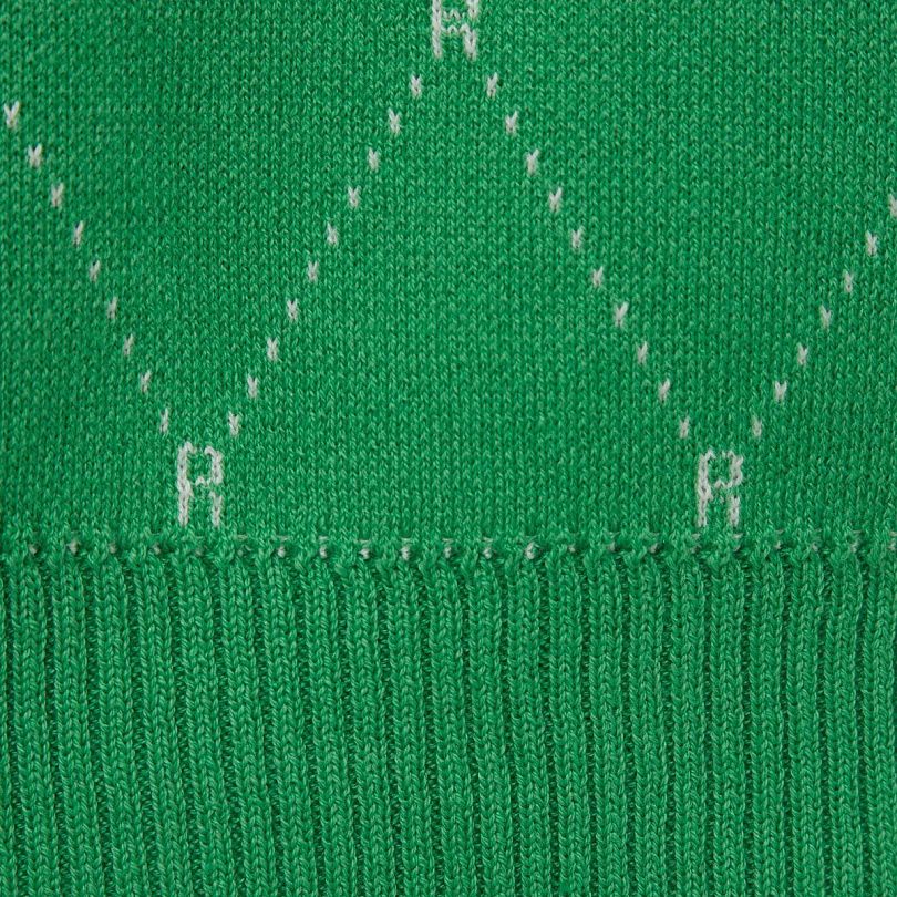 Кардиган вязаный с логотипом "R"