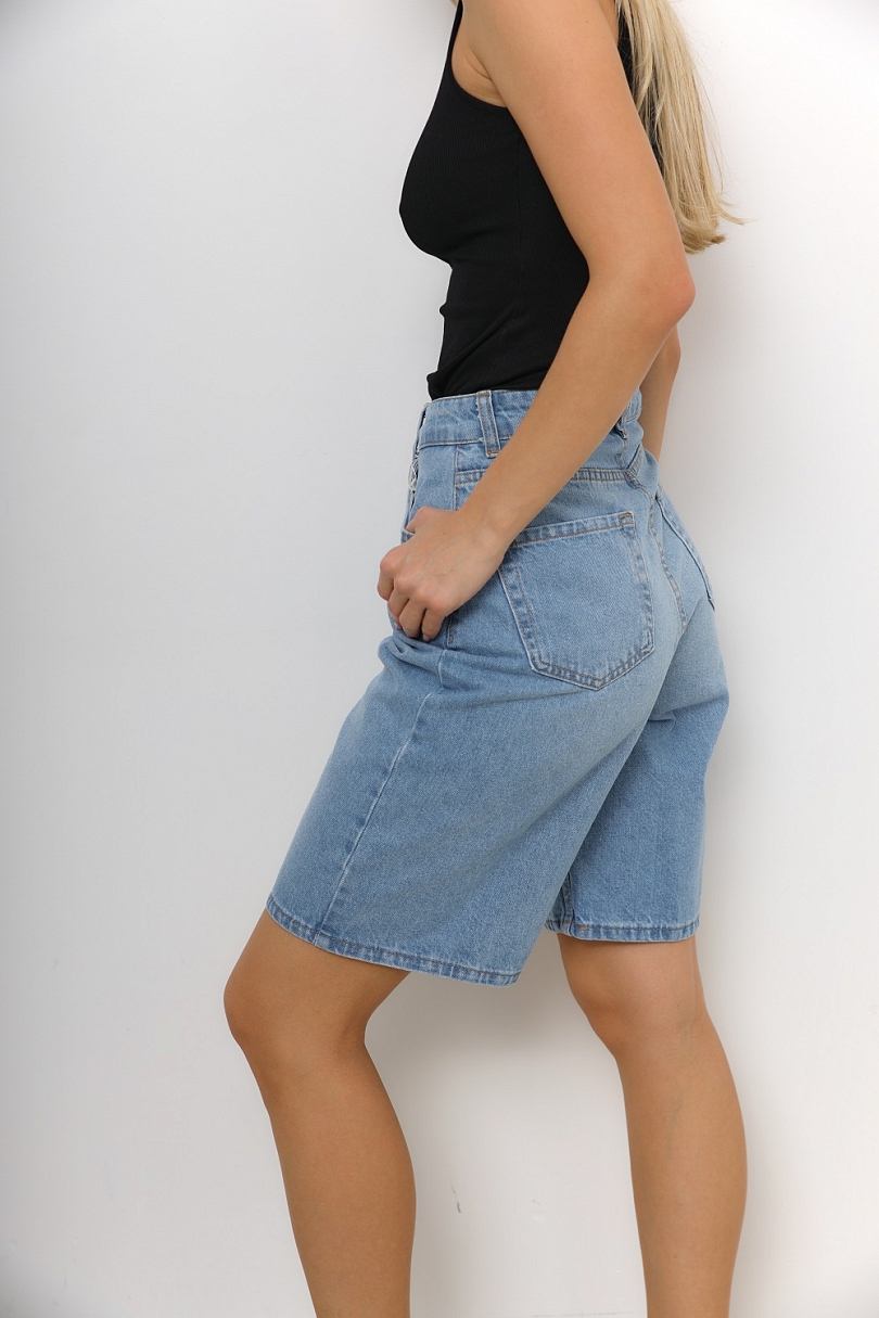 Бермуды из денима