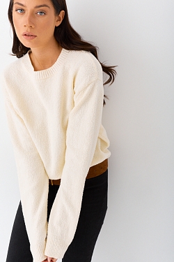 Свитер букле из хлопка