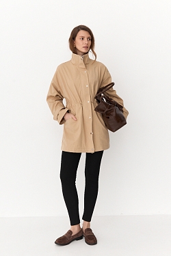 Ветровка из хлопка с пропиткой со съемным утеплителем