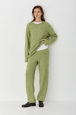 Брюки базовые из смесовой шерсти CL