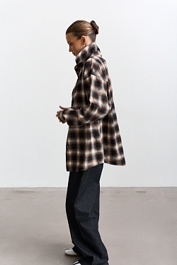 Рубашка в клетку оверсайз