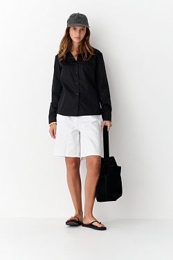 Бермуды из денима