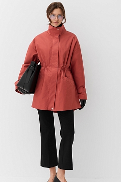 Ветровка из тенсела с хлопком со съемным утеплителем