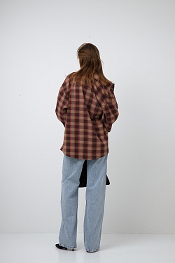 Рубашка из шерсти на пуговицах