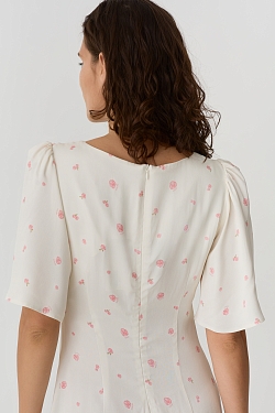 Платье мини fleur