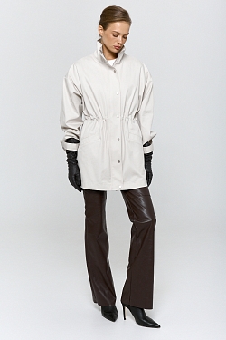 Ветровка из хлопка с пропиткой со съемным утеплителем