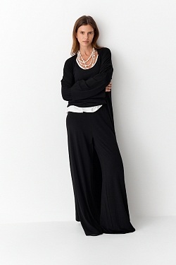 Костюм с кардиганом из вискозы тройка