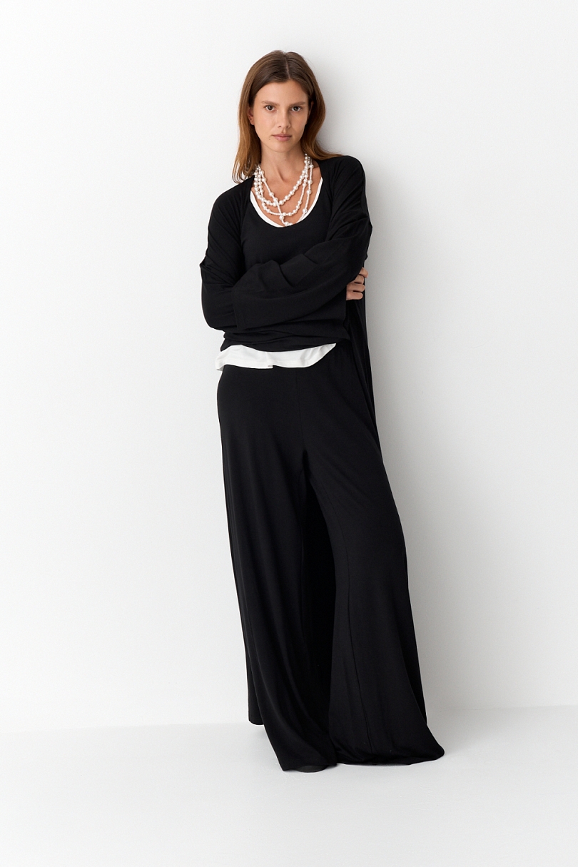 Костюм с кардиганом из вискозы тройка