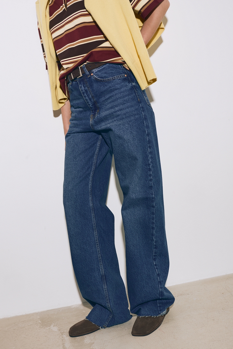 Джинсы с заниженной талией tint