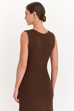 Платье ажурной вязки 