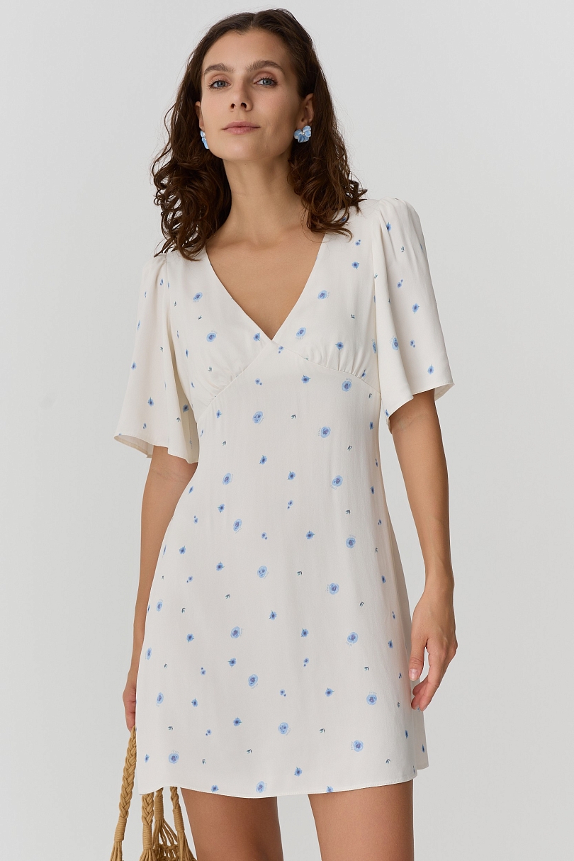 Платье мини fleur