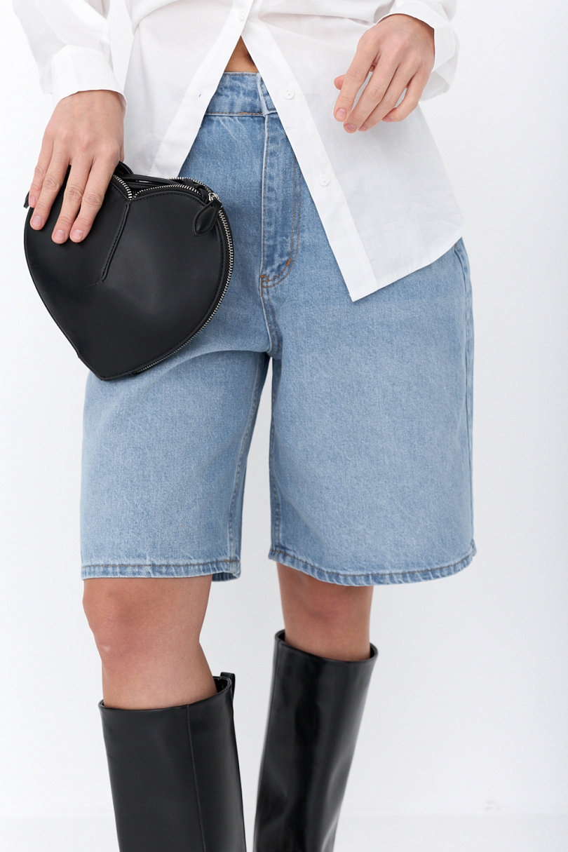 Бермуды из денима