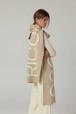 Шарф с лого