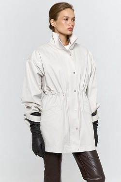 Ветровка из хлопка с пропиткой со съемным утеплителем