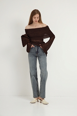 Платье мини из трикотажа букле