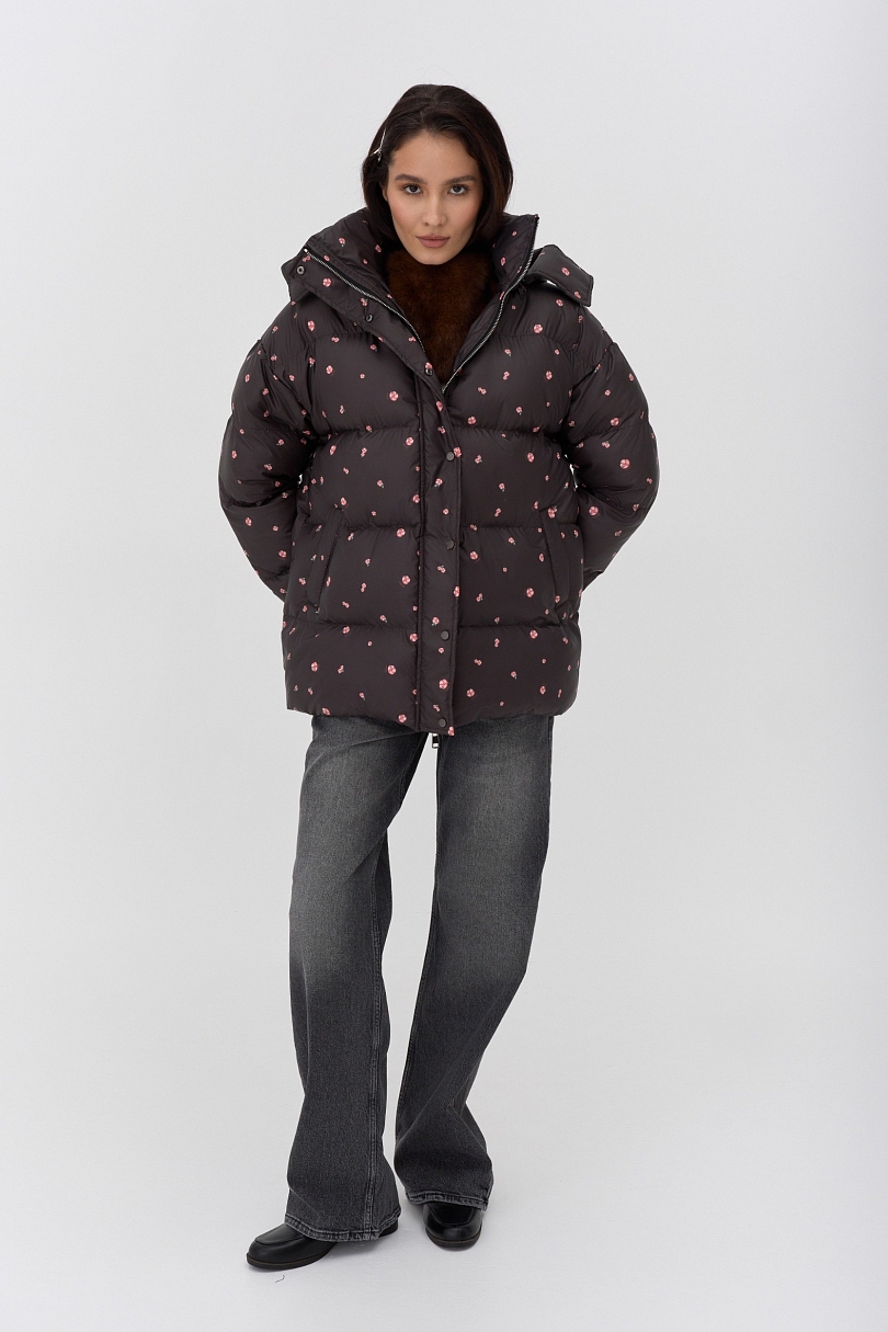 Пуховик Zefyr dark chocolate