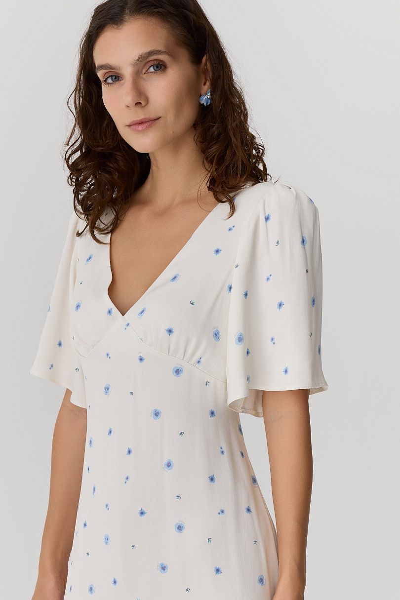 Платье мини fleur
