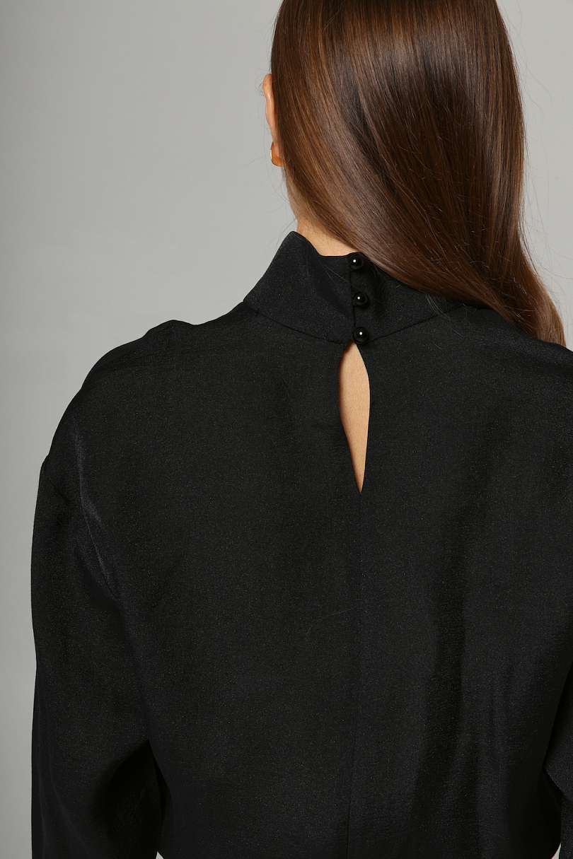 Блуза из органзы из лиоцелла