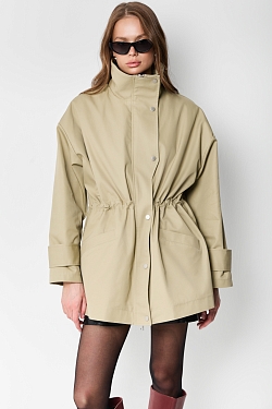 Ветровка с асимметричной планкой со съемным утеплителем