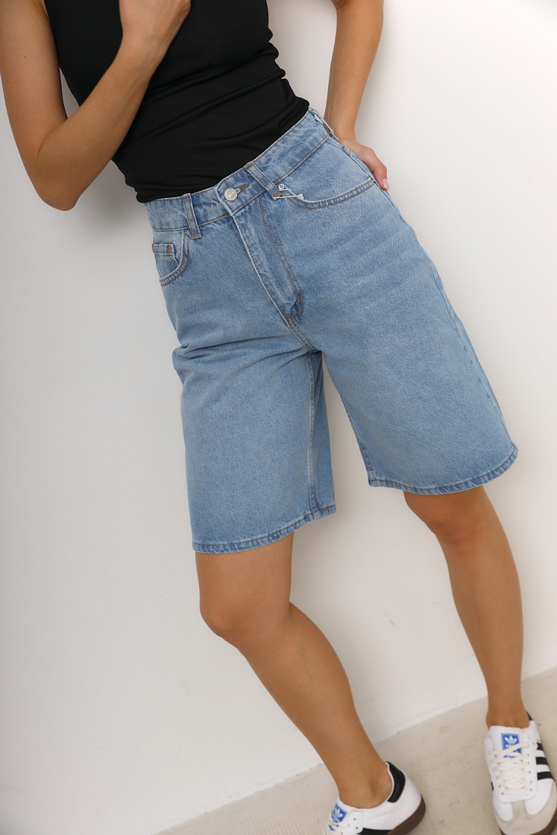 Бермуды из денима